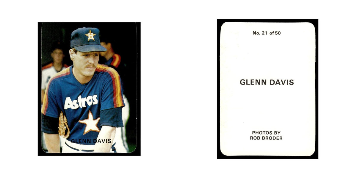 Glenn Davis 1986 Rob Broder #21 Baseball Card NM