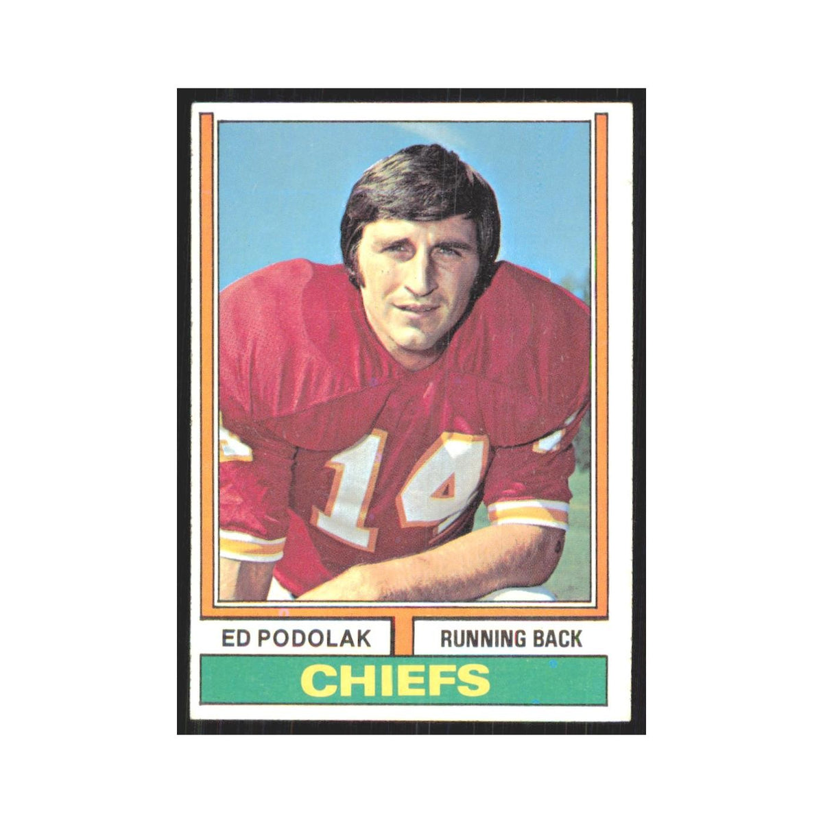 1974 Topps Ed Podolak Chiefs #7.0