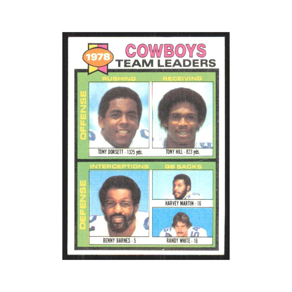 1979 Topps Tony Dorsett/Tony Hill/Benny Barnes/Harvey Martin/Randy White Cowboys
