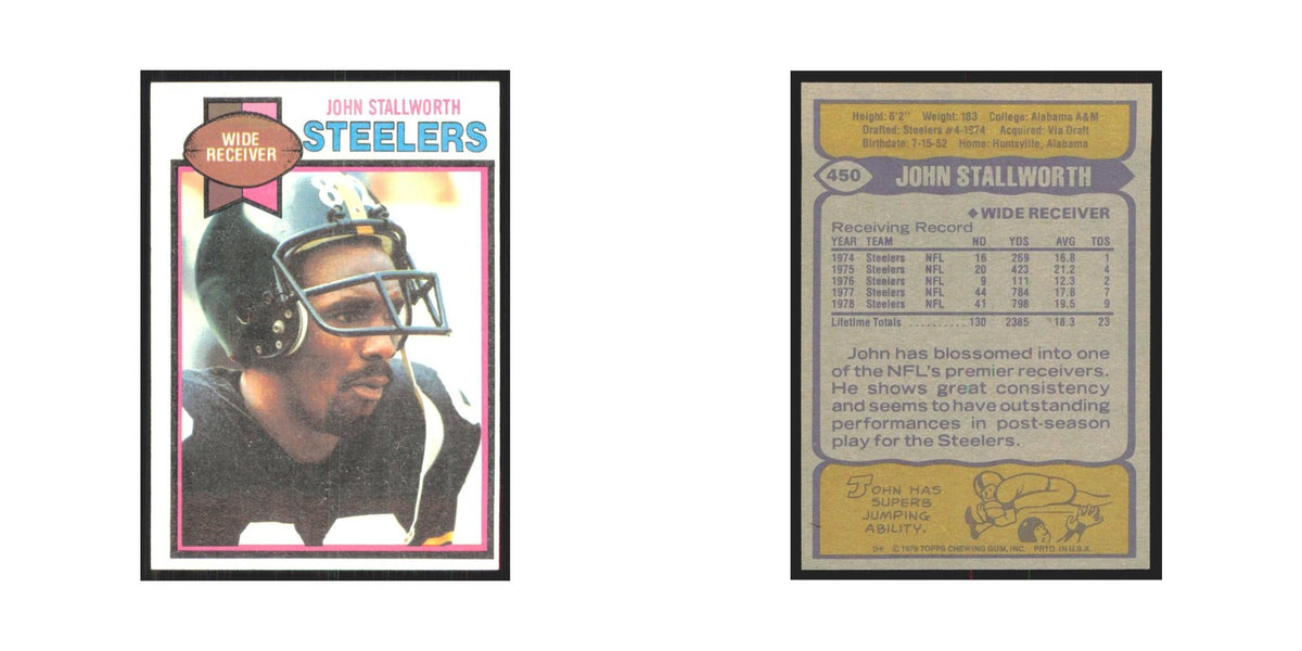 1979 Topps John Stallworth Steelers #450