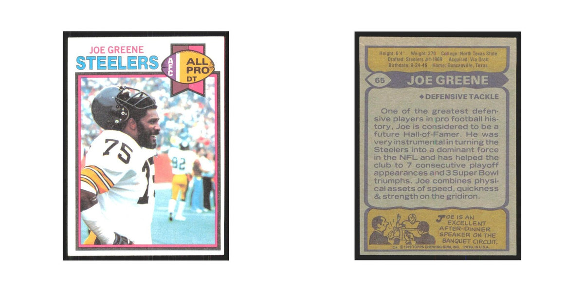1979 Topps Joe Greene Steelers #65