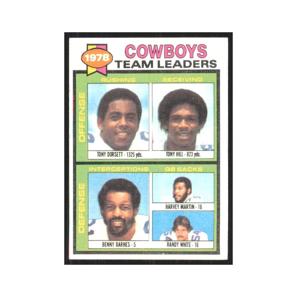 1979 Topps Tony Dorsett/Tony Hill/Benny Barnes/Harvey Martin/Randy White Cowboys