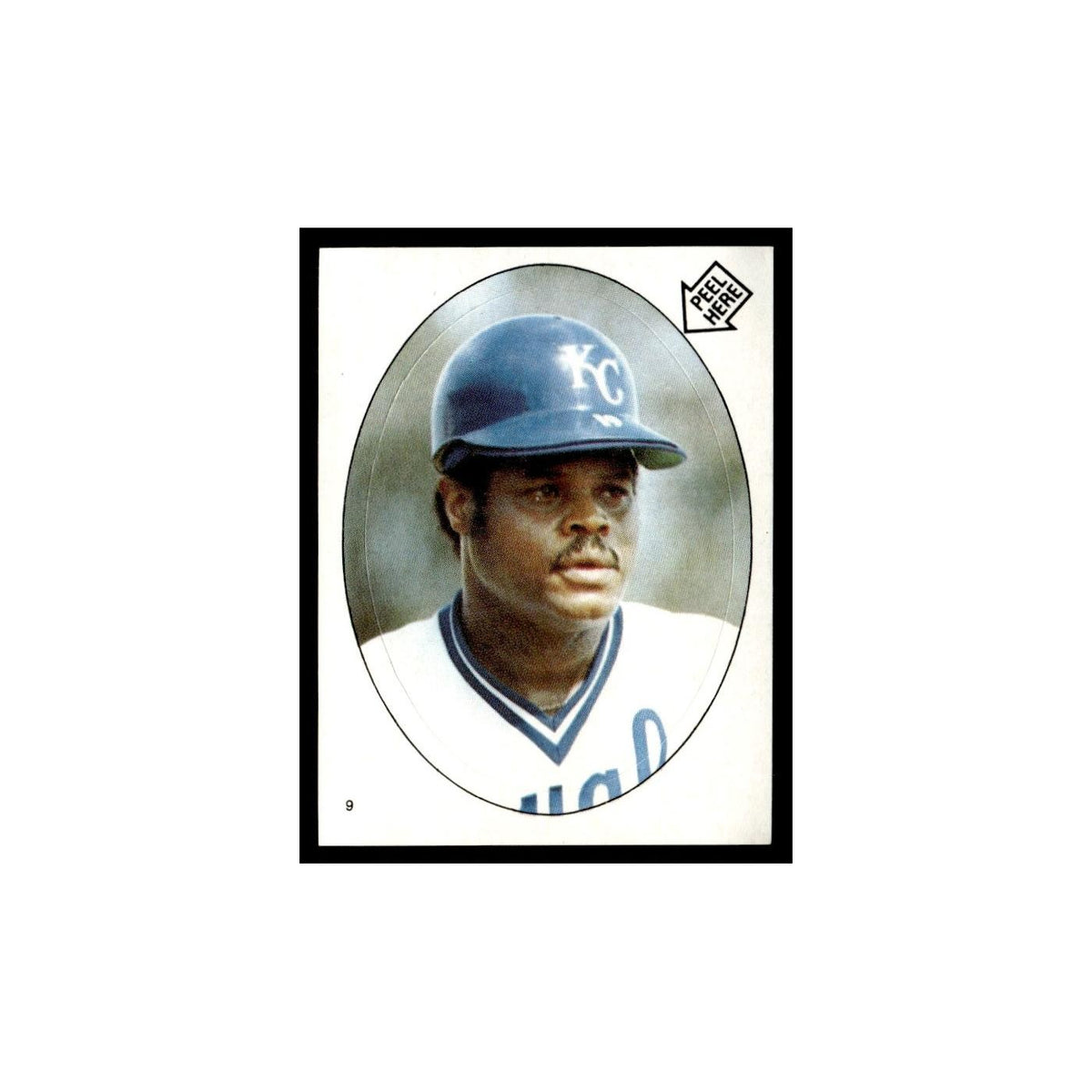 Lee May 1983 Topps Stickers #9 Kansas City Royals Baseball Card NM