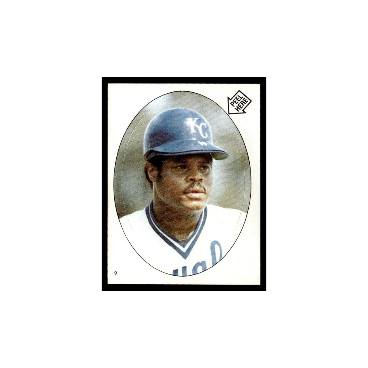 Lee May 1983 Topps Stickers #9 Kansas City Royals Baseball Card NM