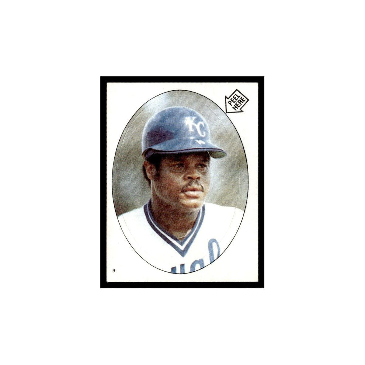 Lee May 1983 Topps Stickers #9 Kansas City Royals Baseball Card NM