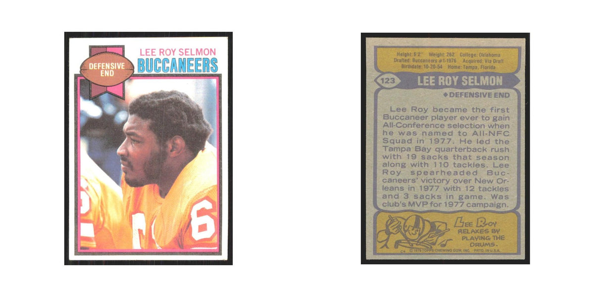 1979 Topps Lee Roy Selmon Buccaneers #123