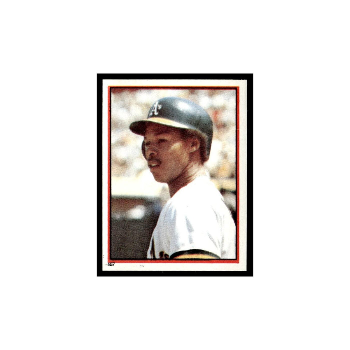 Dwayne Murphy 1983 Topps Stickers #107 Oakland Athletics Baseball Card NM