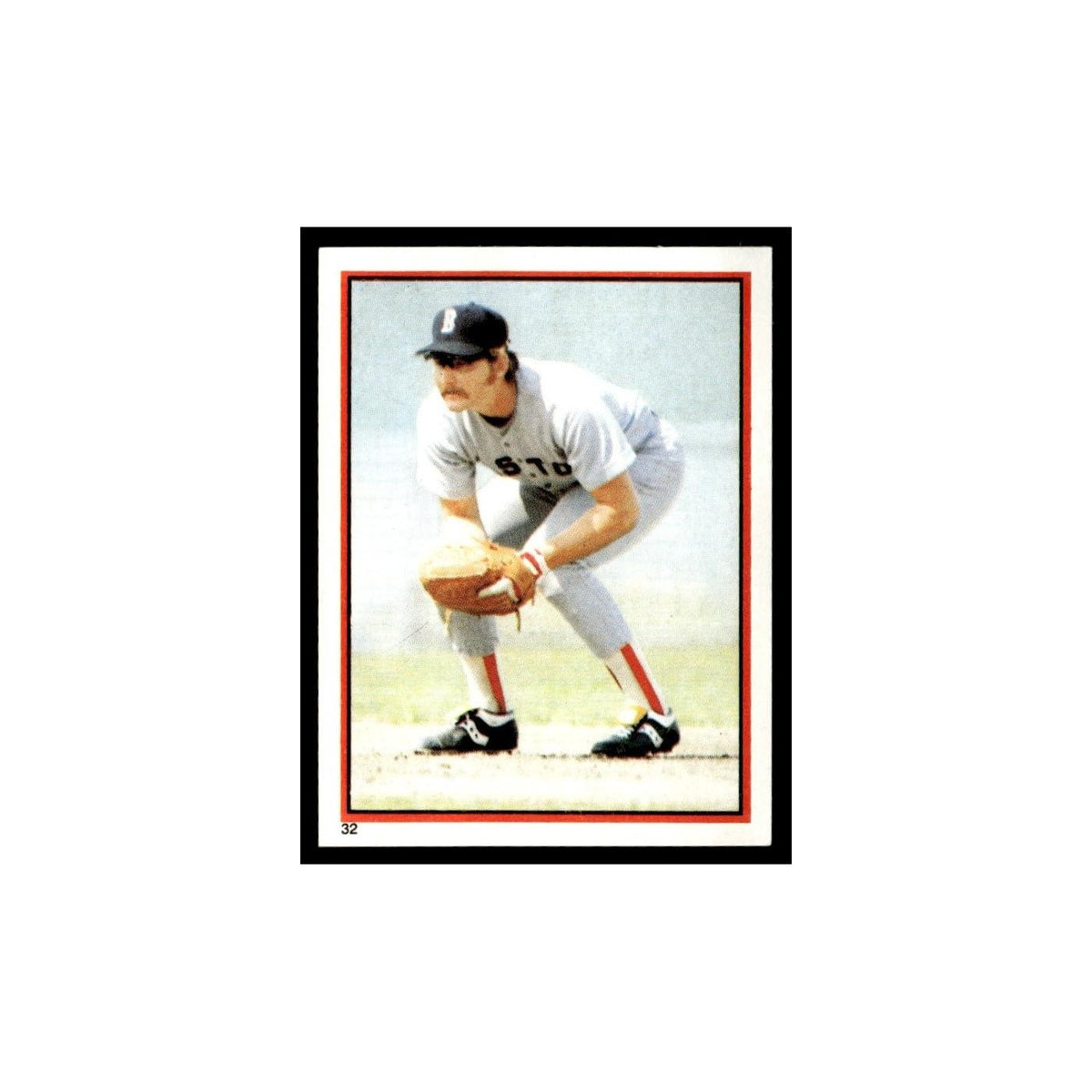 Carney Lansford 1983 Topps Stickers #32 Boston Red Sox Baseball Card NM