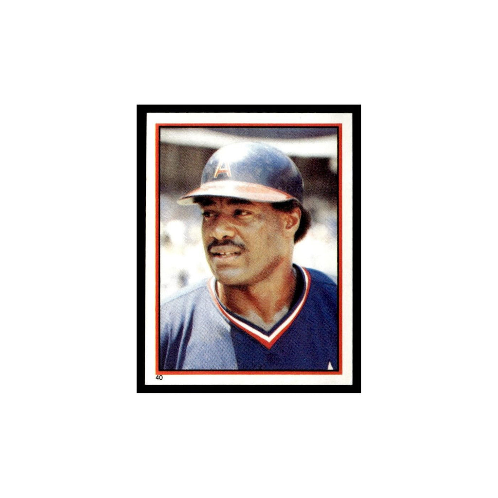 Don Baylor 1983 Topps Stickers #40 California Angels Baseball Card NM