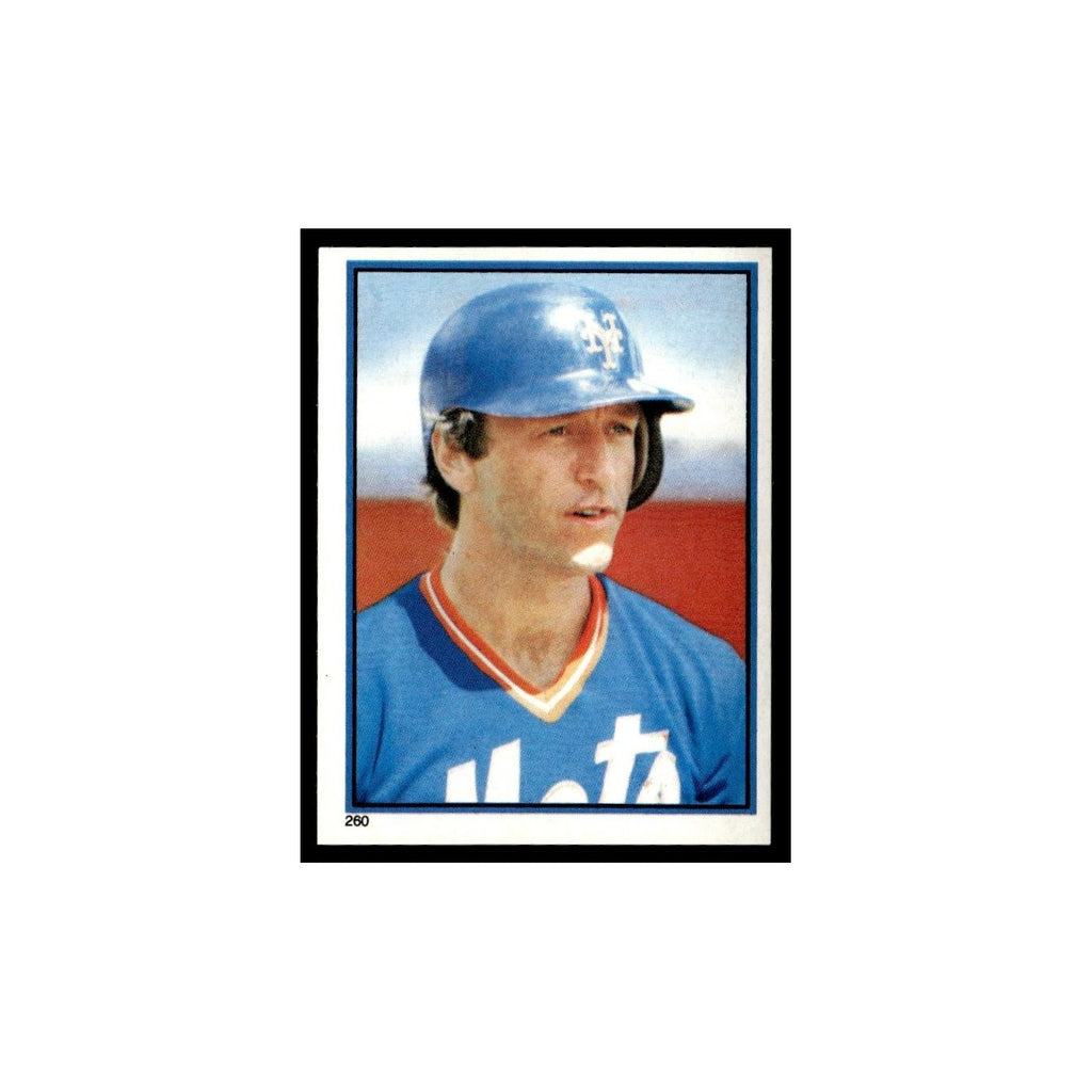 Bob Bailor 1983 Topps Stickers #260 New York Mets Baseball Card NM