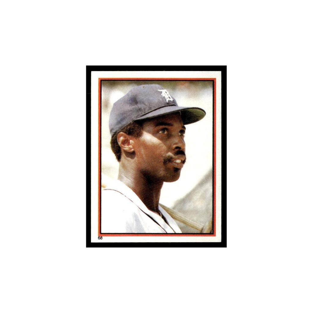 Larry Herndon 1983 Topps Stickers #68 Detroit Tigers Baseball Card NM