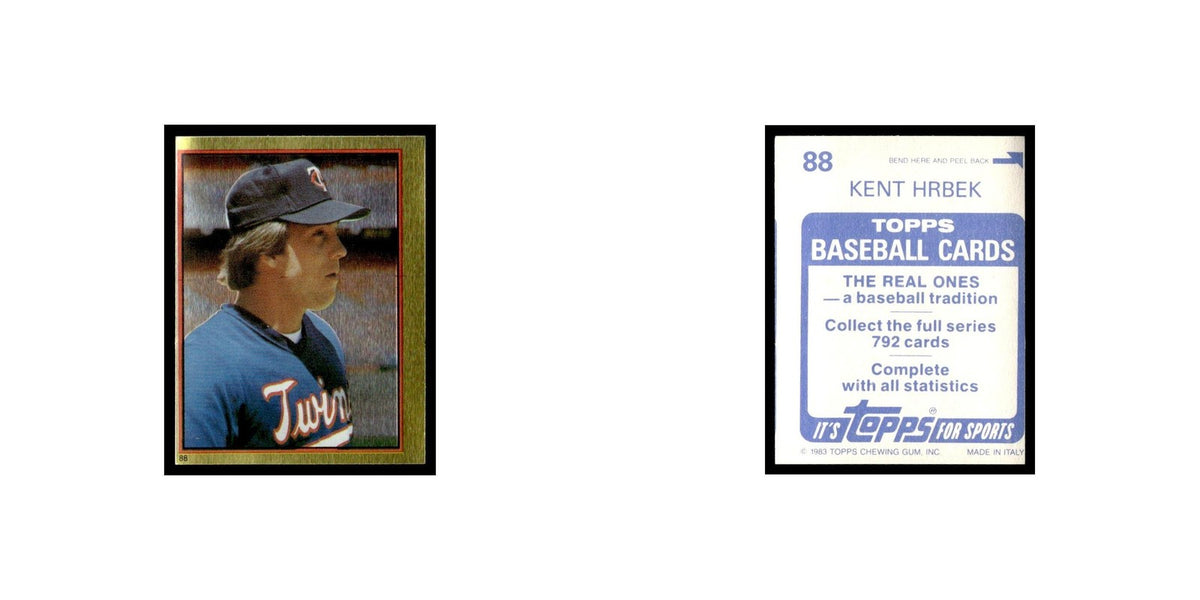 Kent Hrbek 1983 Topps Stickers #88 Minnesota Twins Baseball Card NM