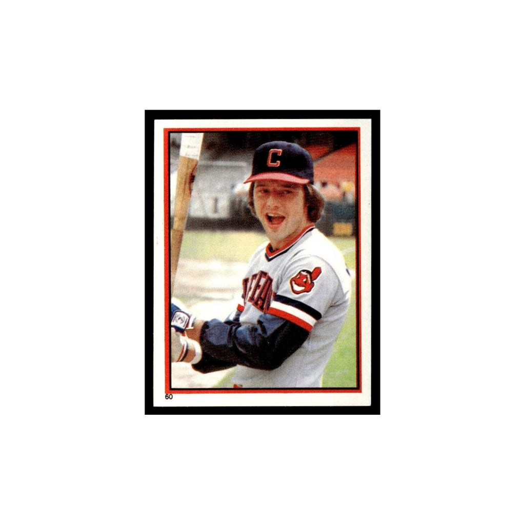 Rick Manning 1983 Topps Stickers #60 Cleveland Indians Baseball Card NM