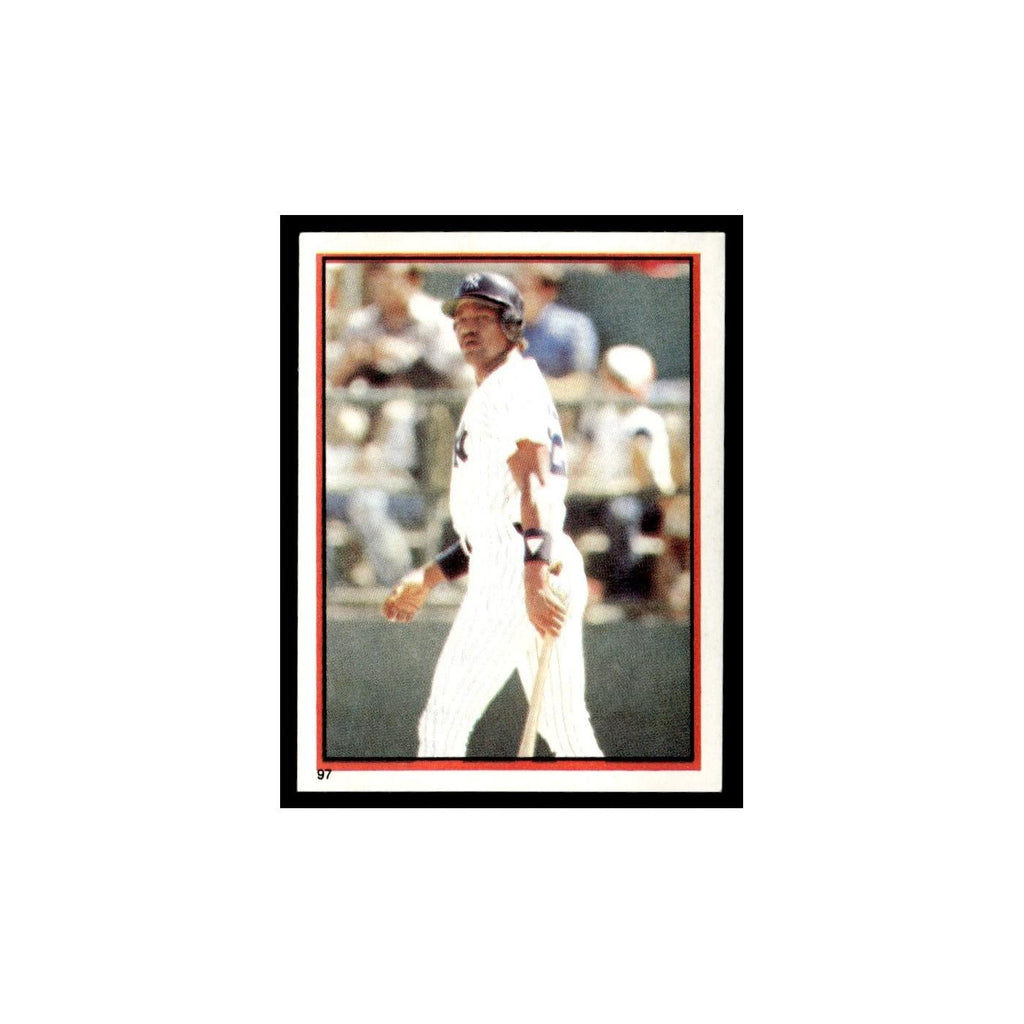 Jerry Mumphrey 1983 Topps Stickers #97 New York Yankees Baseball Card NM