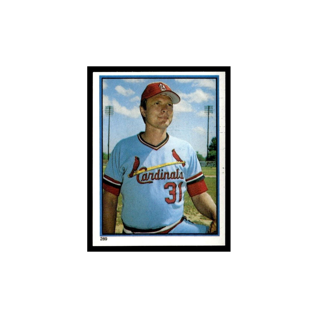 Bob Forsch 1983 Topps Stickers #289 St. Louis Cardinals Baseball Card NM