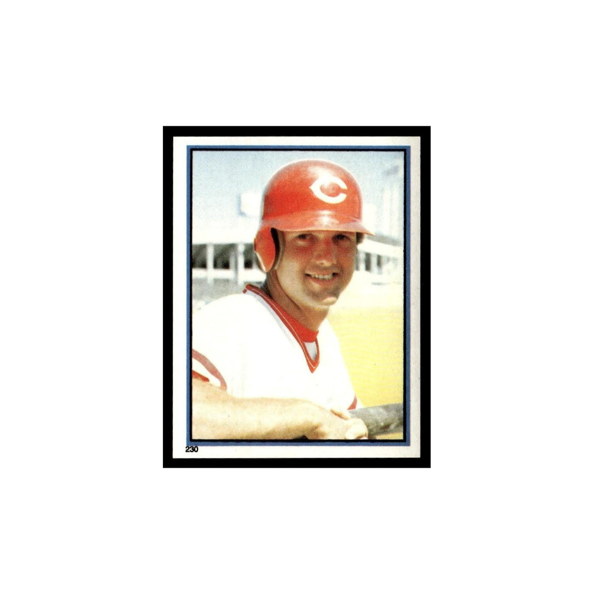 Ron Oester 1983 Topps Stickers #230 Cincinnati Reds Baseball Card NM