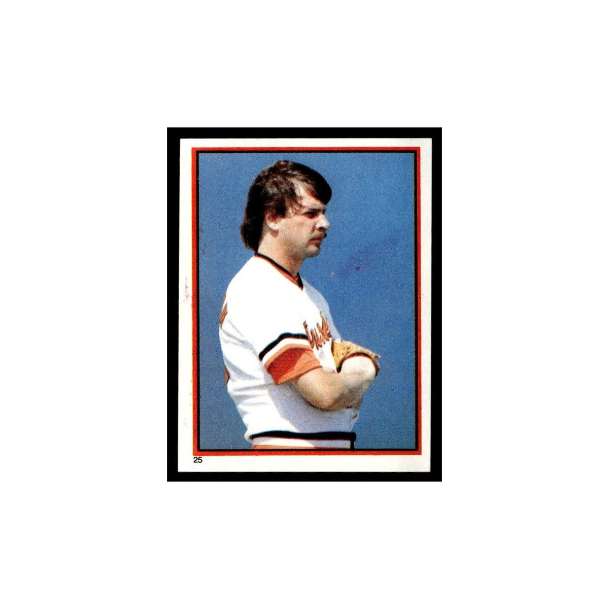 Mike Flanagan 1983 Topps Stickers #25 Baltimore Orioles Baseball Card NM