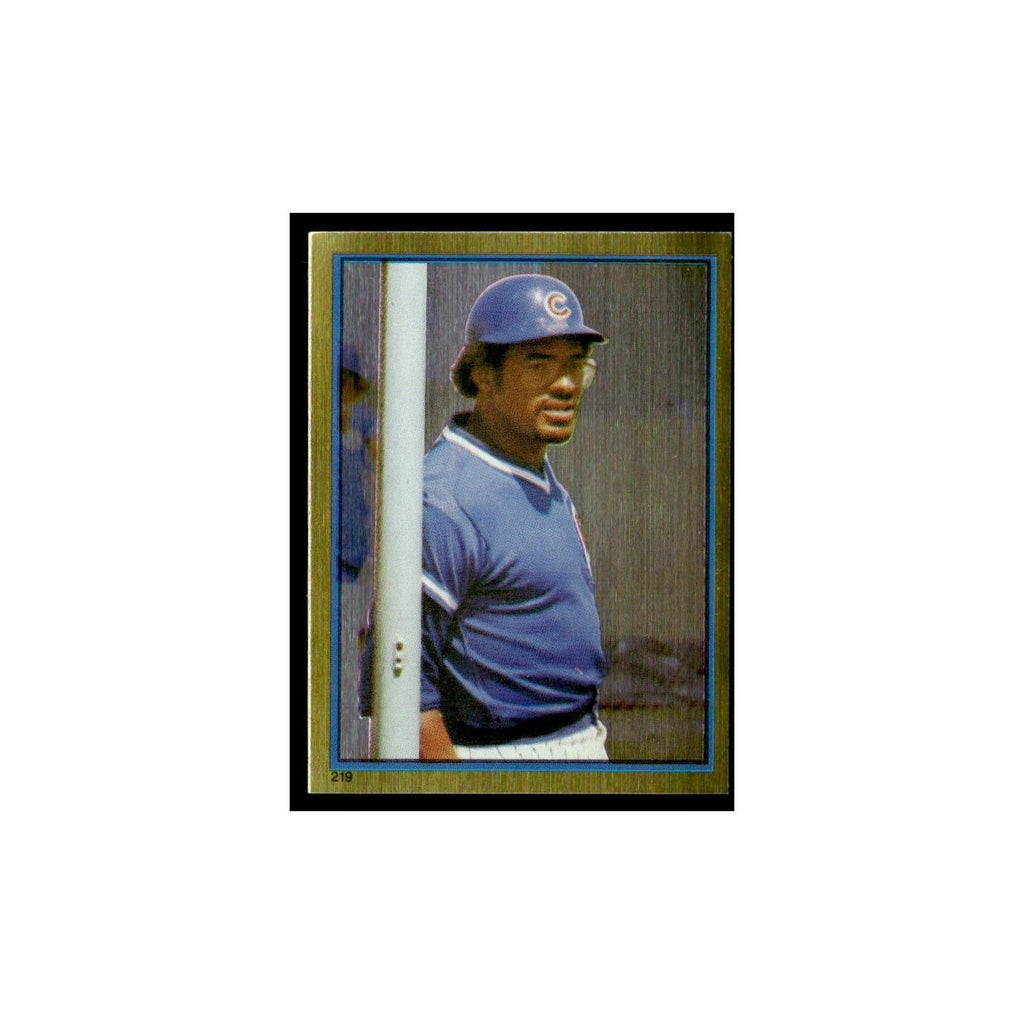 Leon Durham 1983 Topps Stickers #219 Chicago Cubs Baseball Card NM
