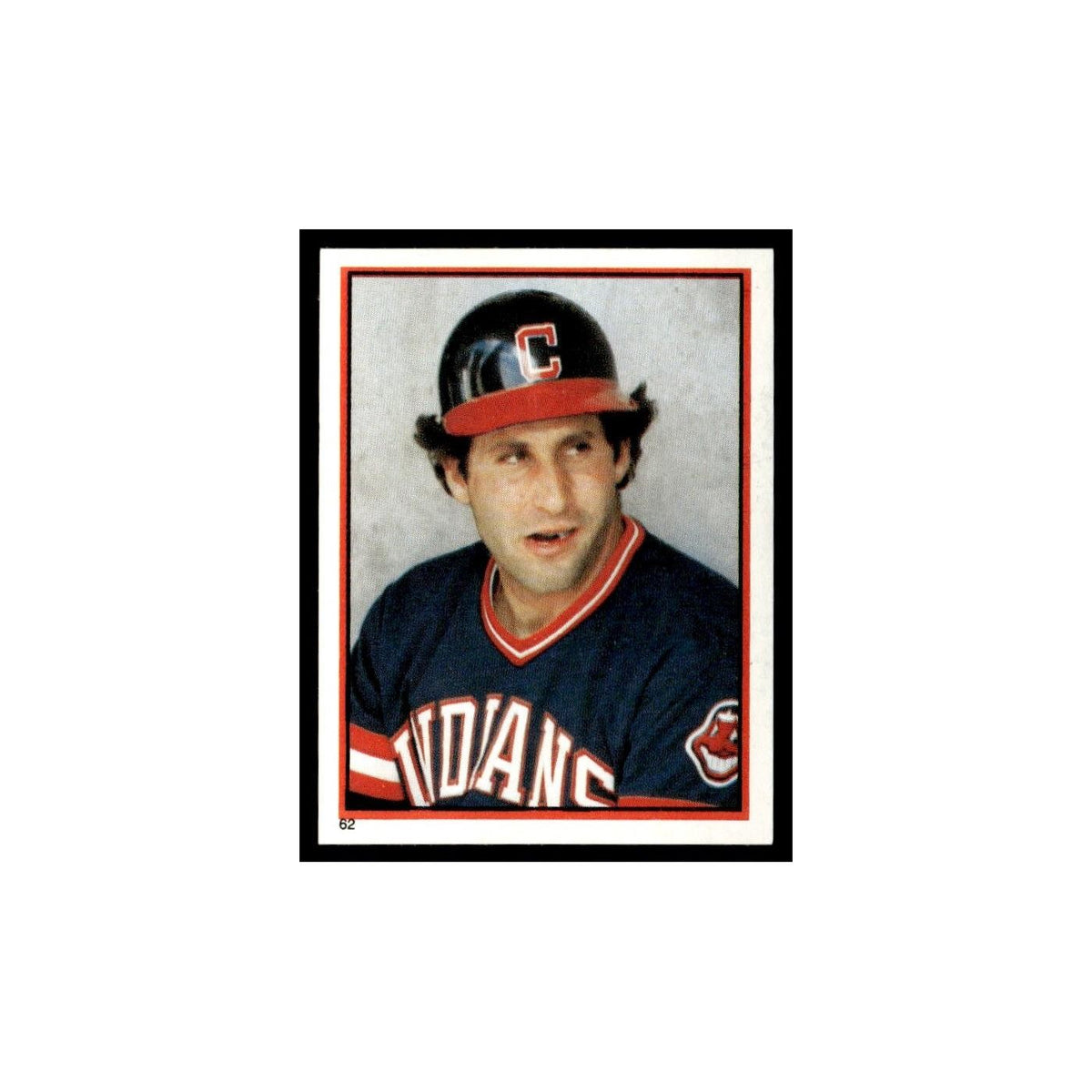 Ron Hassey 1983 Topps Stickers #62 Cleveland Indians Baseball Card NM