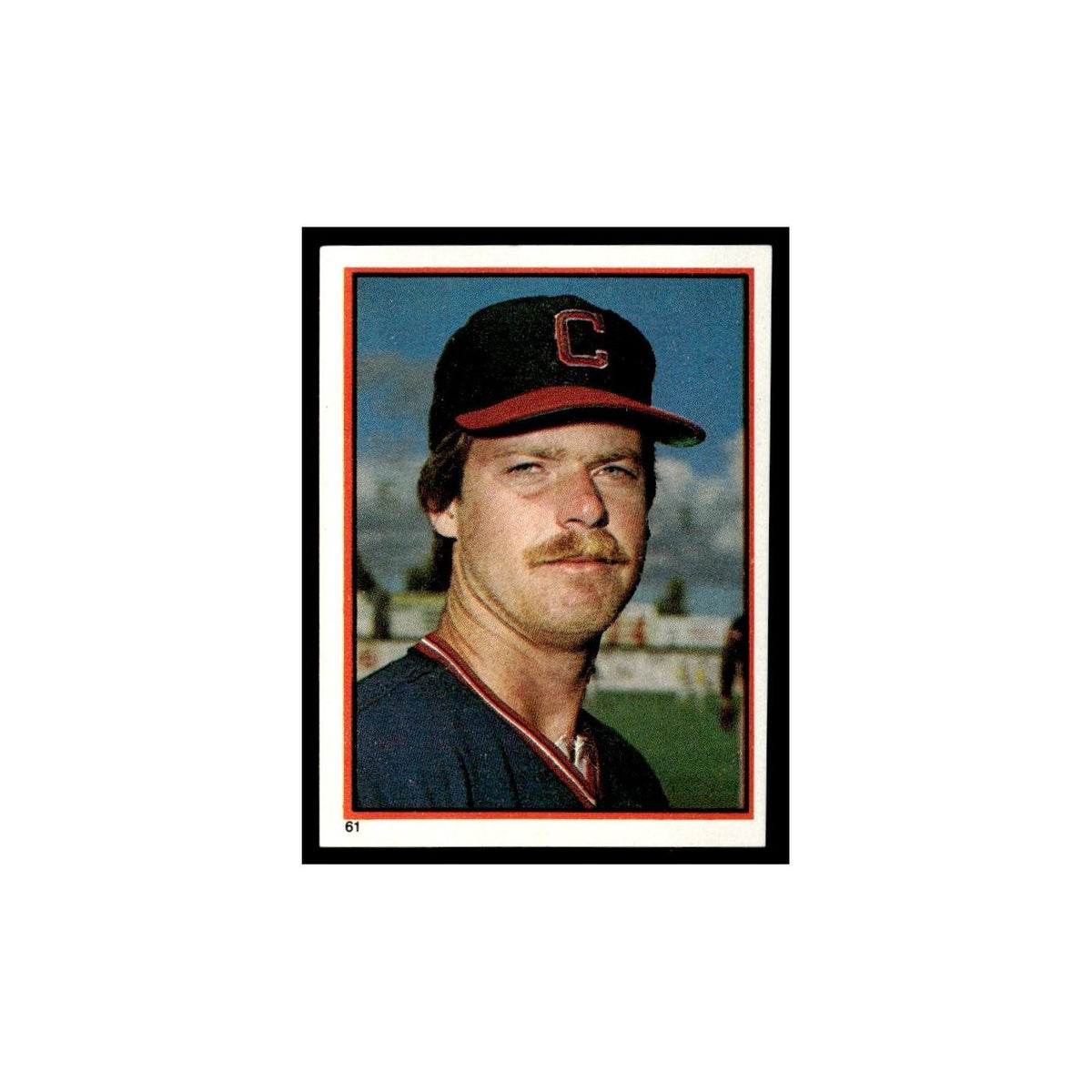 Rick Sutcliffe 1983 Topps Stickers #61 Cleveland Indians Baseball Card NM