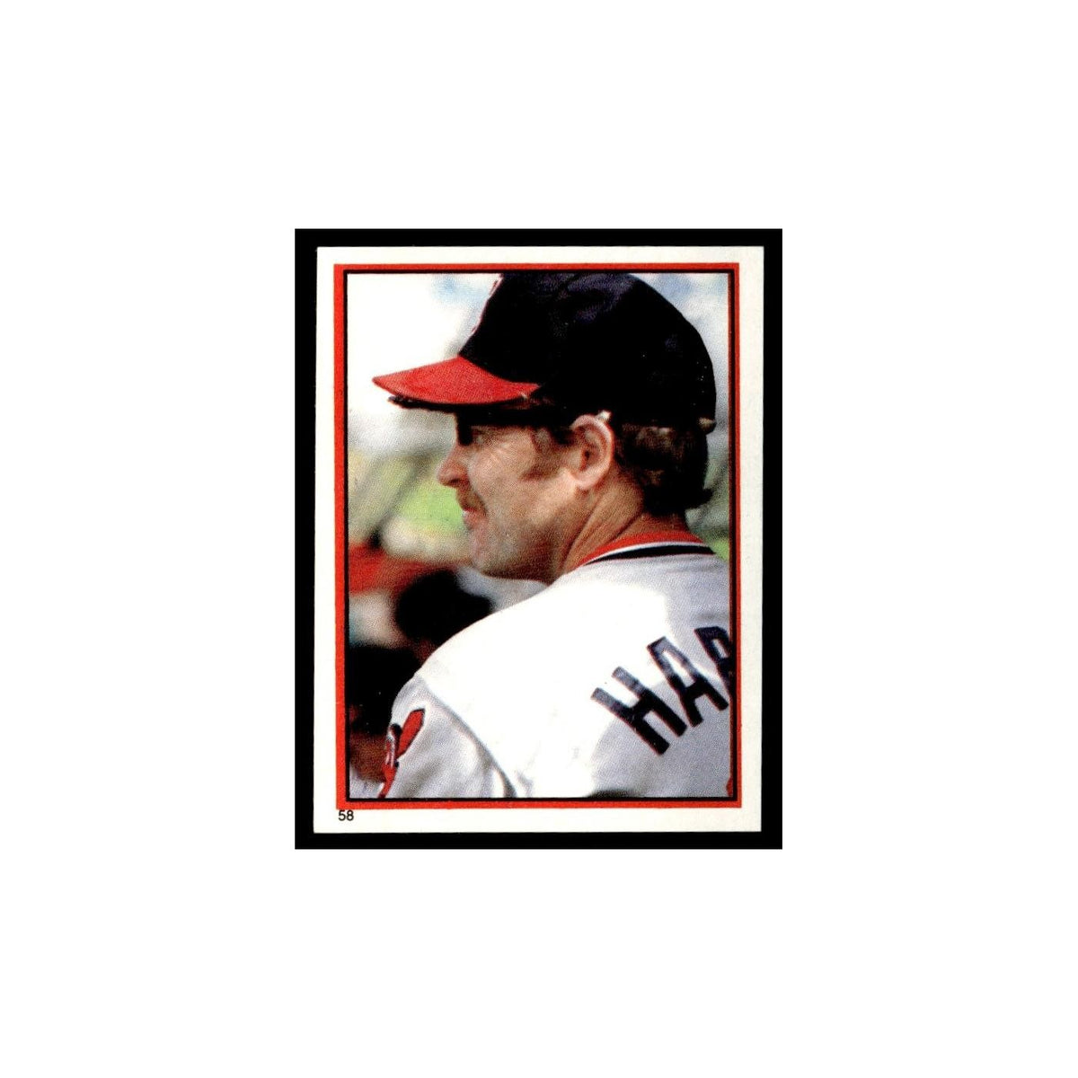 Toby Harrah 1983 Topps Stickers #58 Cleveland Indians Baseball Card NM