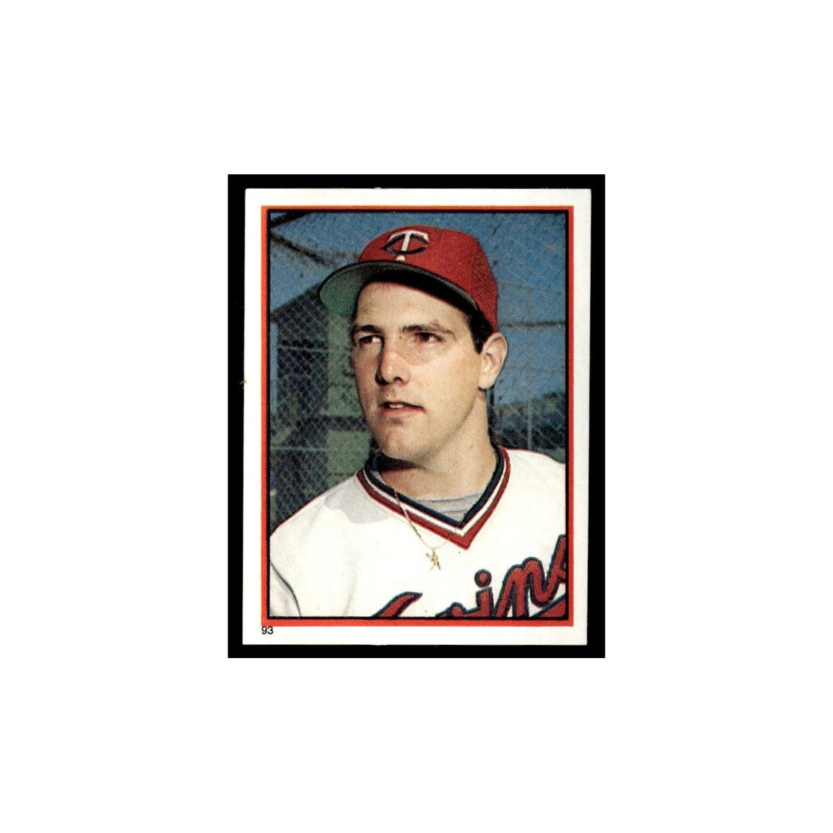 Tim Laudner 1983 Topps Stickers #93 Minnesota Twins Baseball Card NM