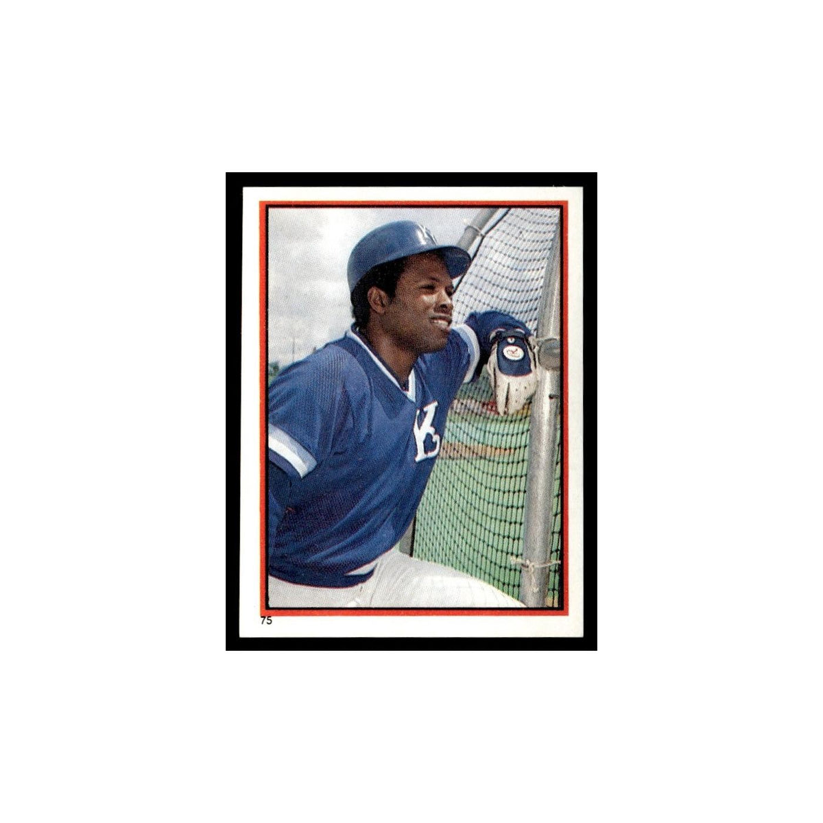Hal McRae 1983 Topps Stickers #75 Kansas City Royals Baseball Card NM
