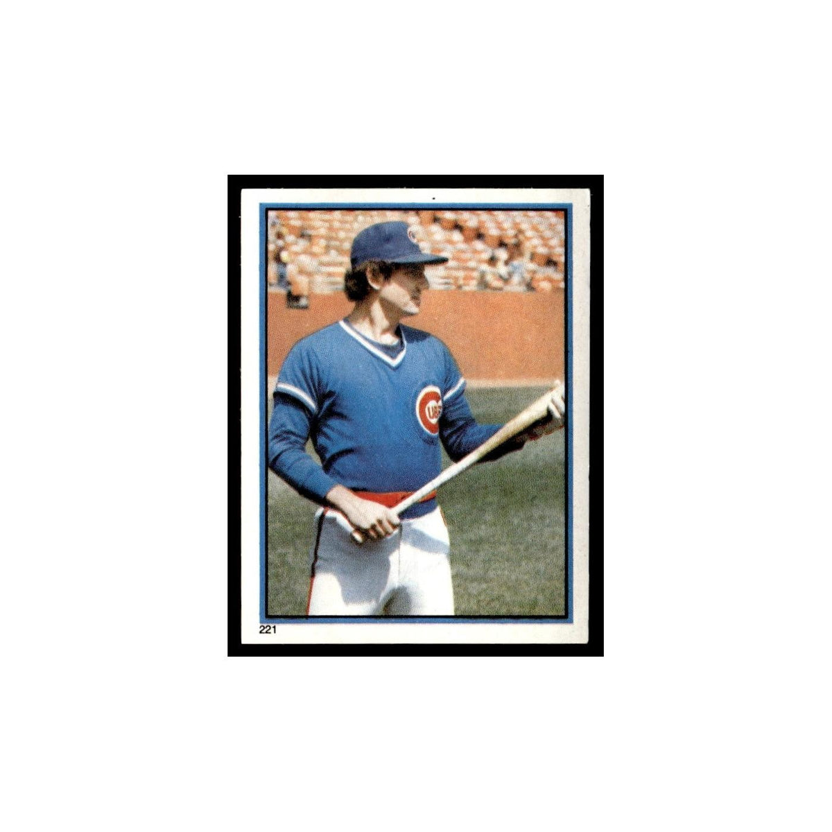 Larry Bowa 1983 Topps Stickers #221 Chicago Cubs Baseball Card NM