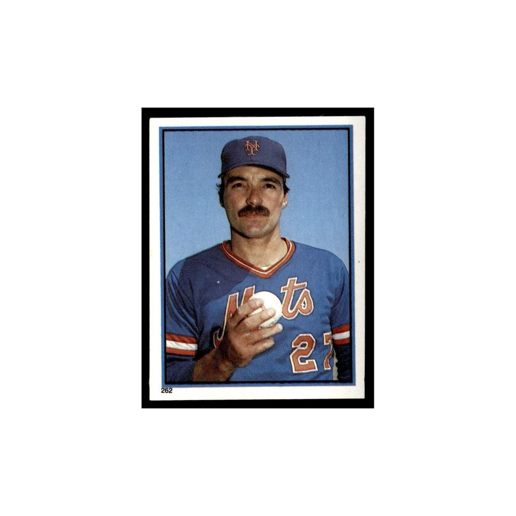 Craig Swan 1983 Topps Stickers #262 New York Mets Baseball Card NM