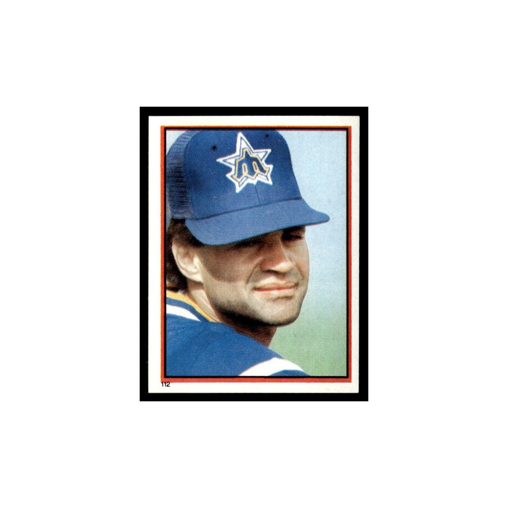 Julio Cruz 1983 Topps Stickers #112 Seattle Mariners Baseball Card NM