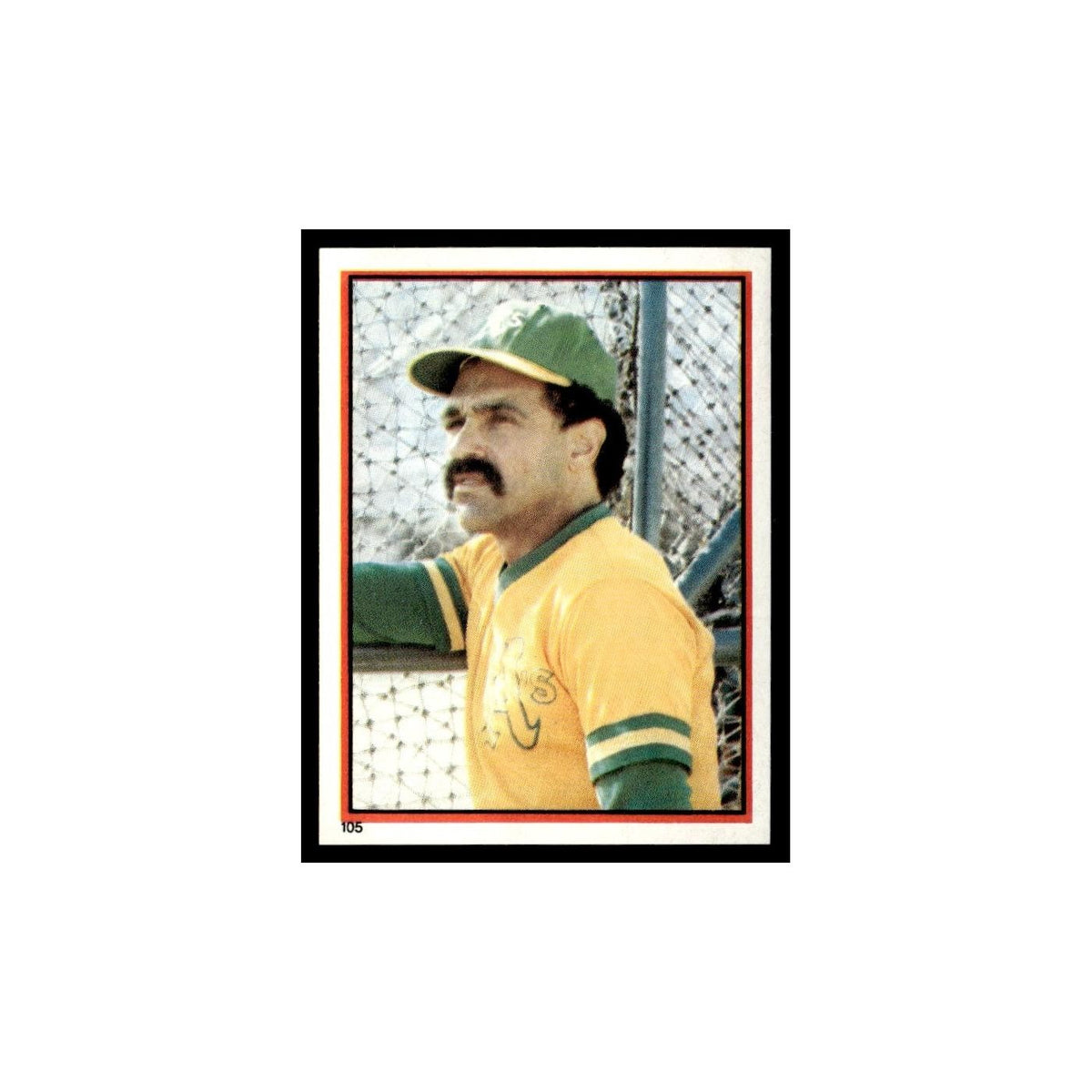 Dave Lopes 1983 Topps Stickers #105 Oakland Athletics Baseball Card NM