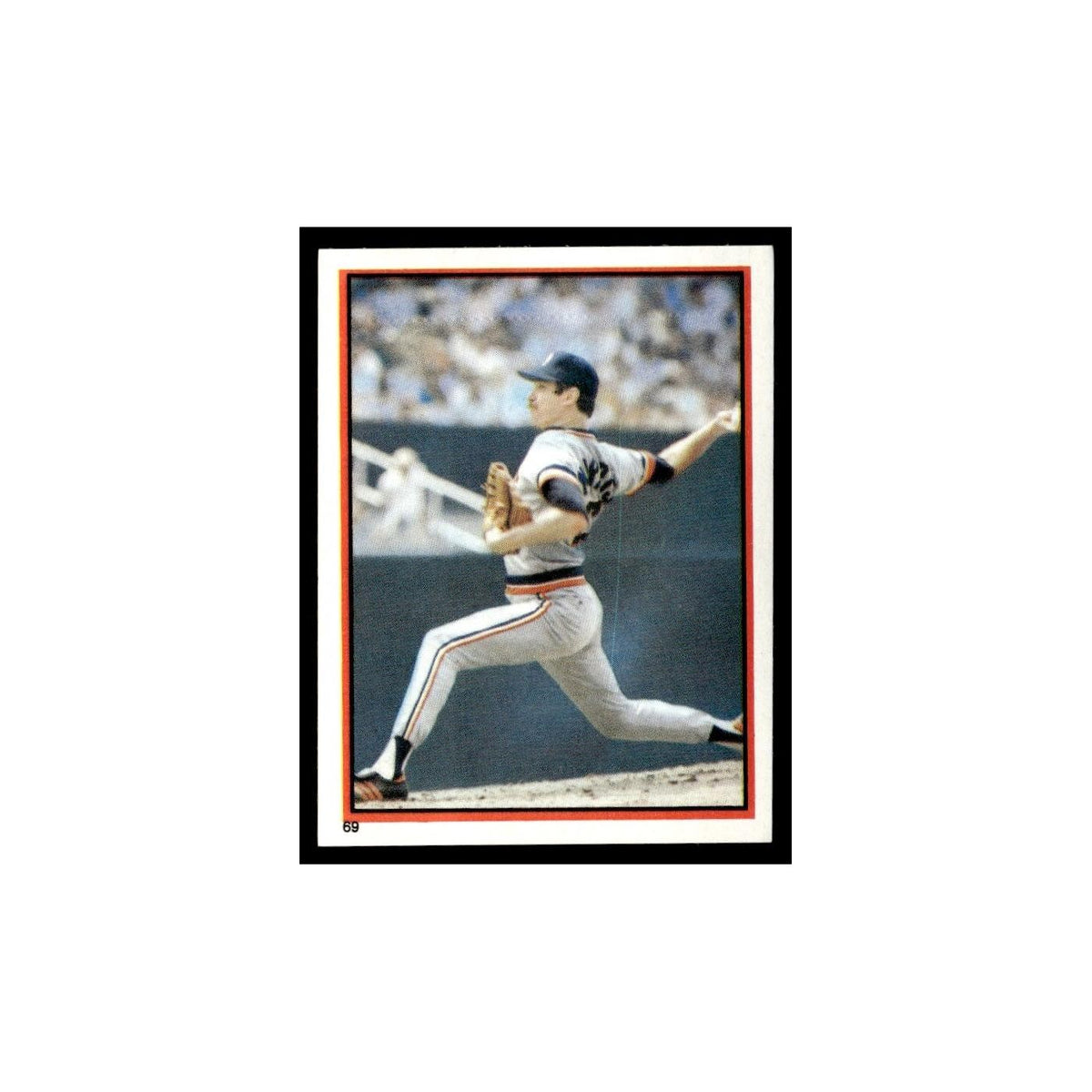 Jack Morris 1983 Topps Stickers #69 Detroit Tigers Baseball Card NM
