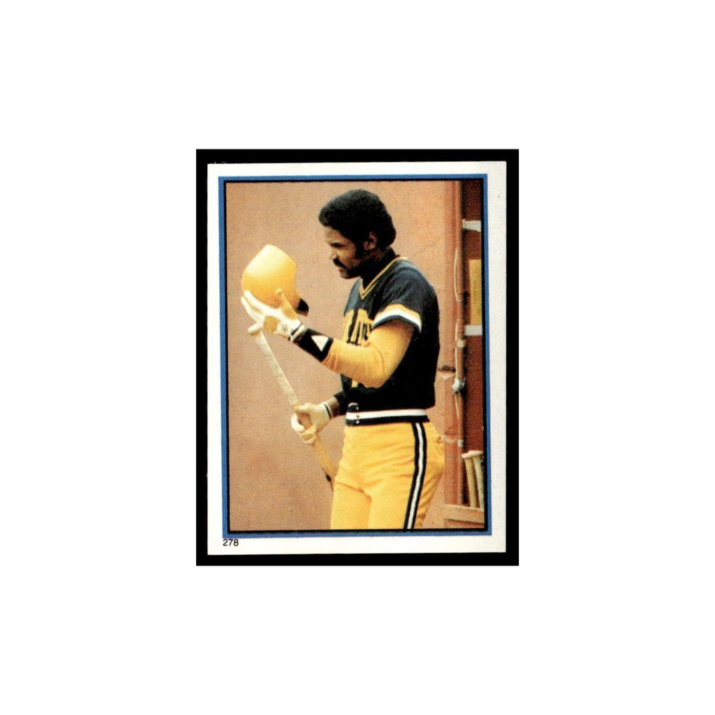 Omar Moreno 1983 Topps Stickers #278 Pittsburgh Pirates Baseball Card NM