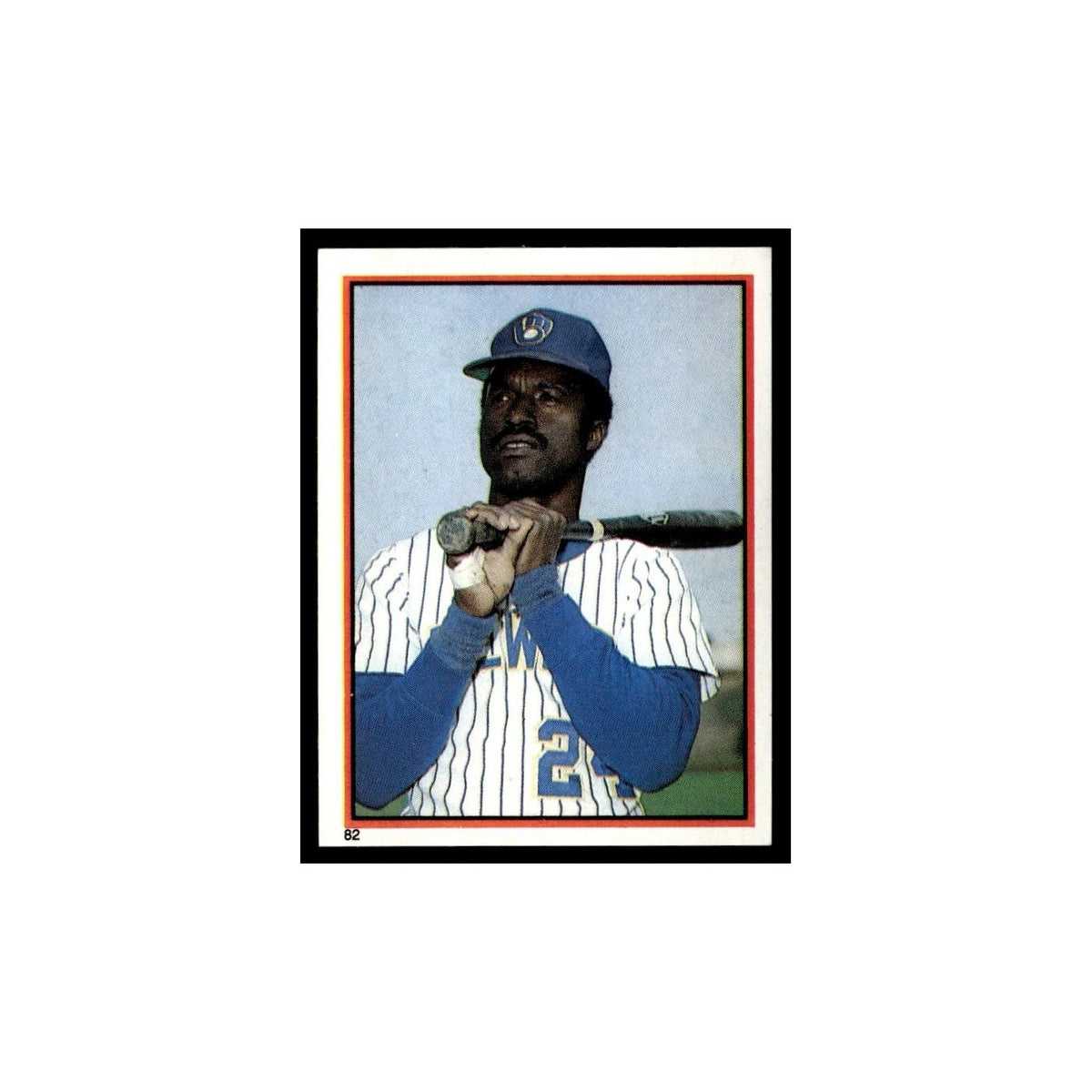 Ben Oglivie 1983 Topps Stickers #82 Milwaukee Brewers Baseball Card NM