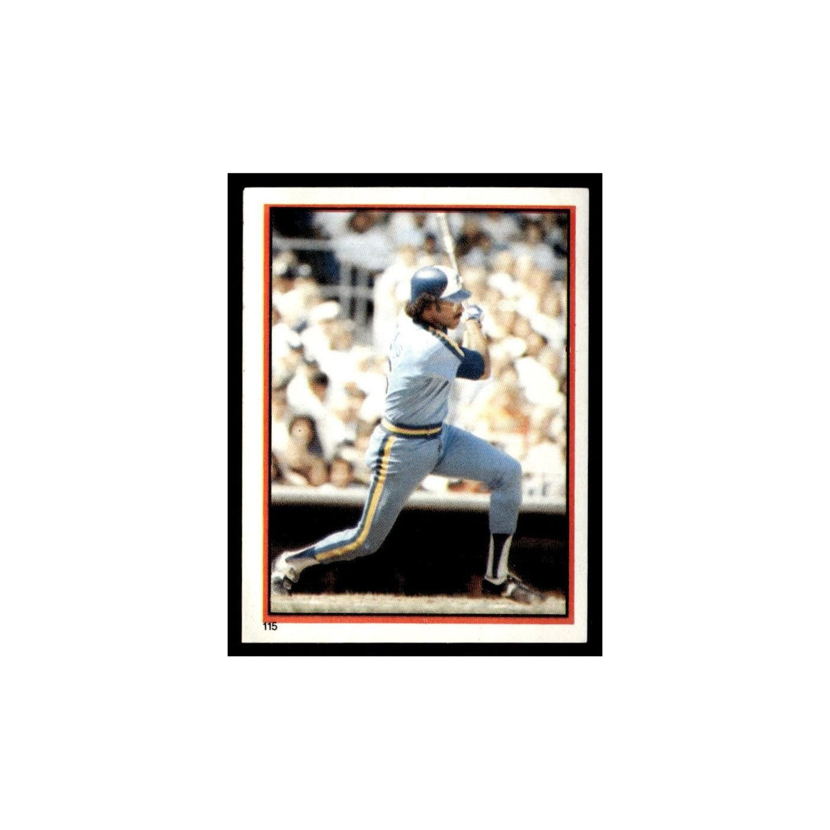 Al Cowens 1983 Topps Stickers #115 Seattle Mariners Baseball Card NM