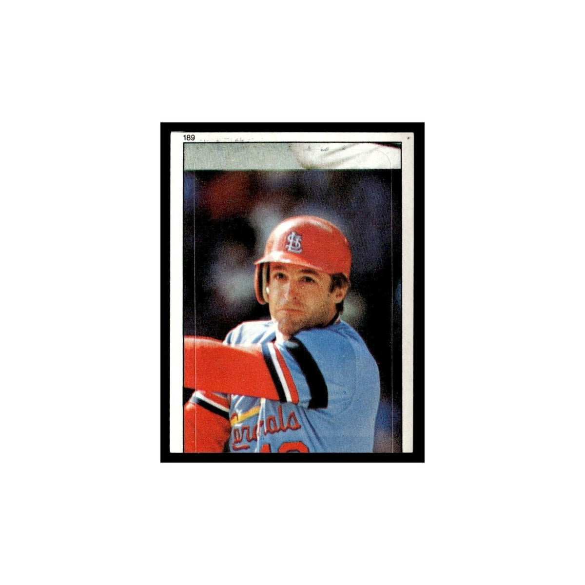 Dane Iorg 1983 Topps Stickers #189 St. Louis Cardinals Baseball Card NM
