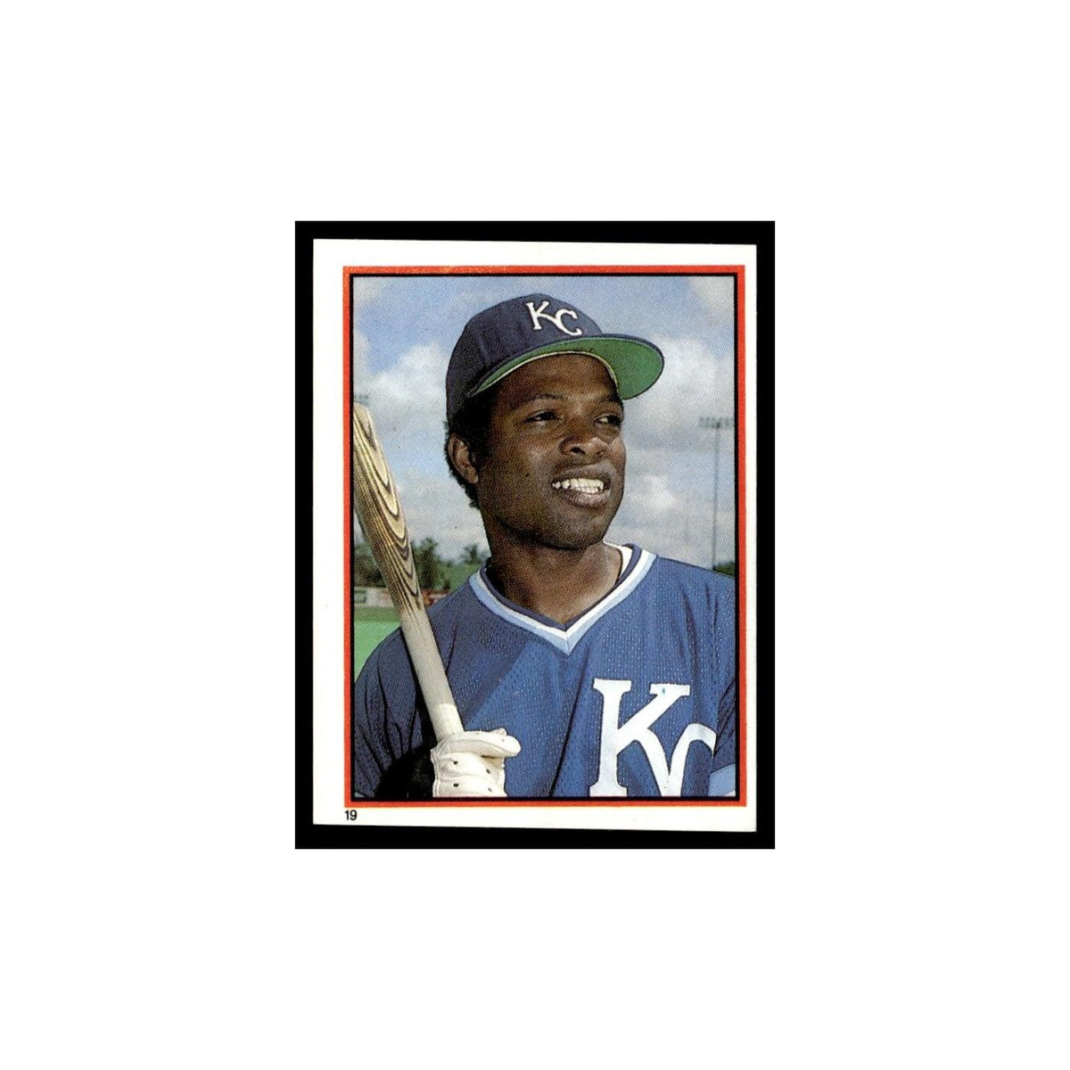 Hal McRae 1983 Topps Stickers #19 Kansas City Royals Baseball Card NM