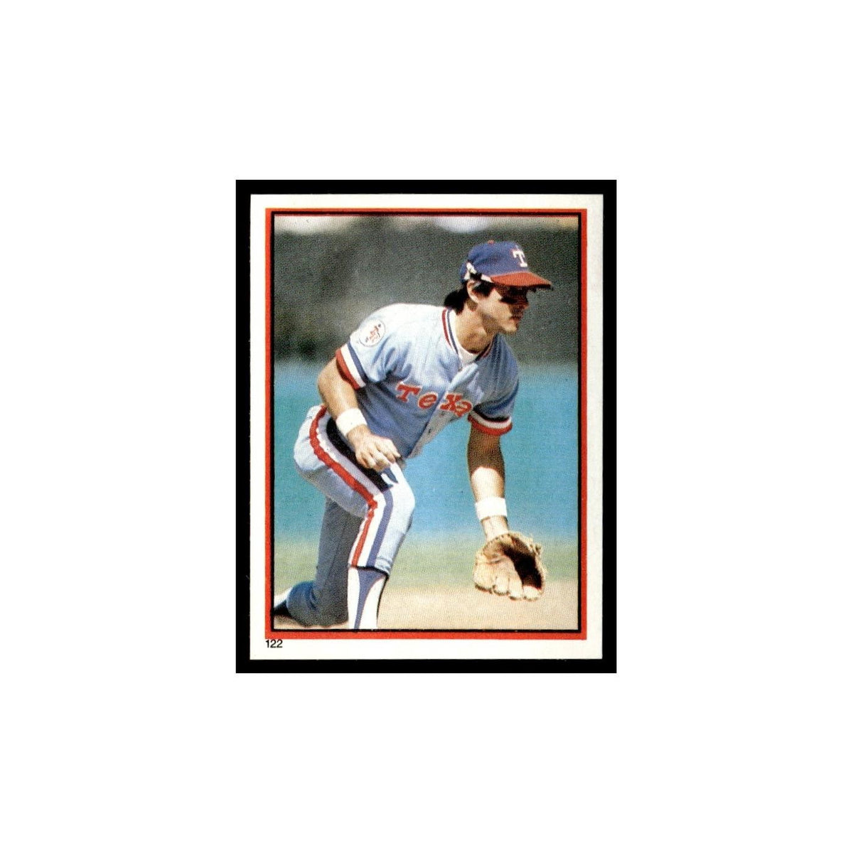 Bucky Dent 1983 Topps Stickers #122 Texas Rangers Baseball Card NM