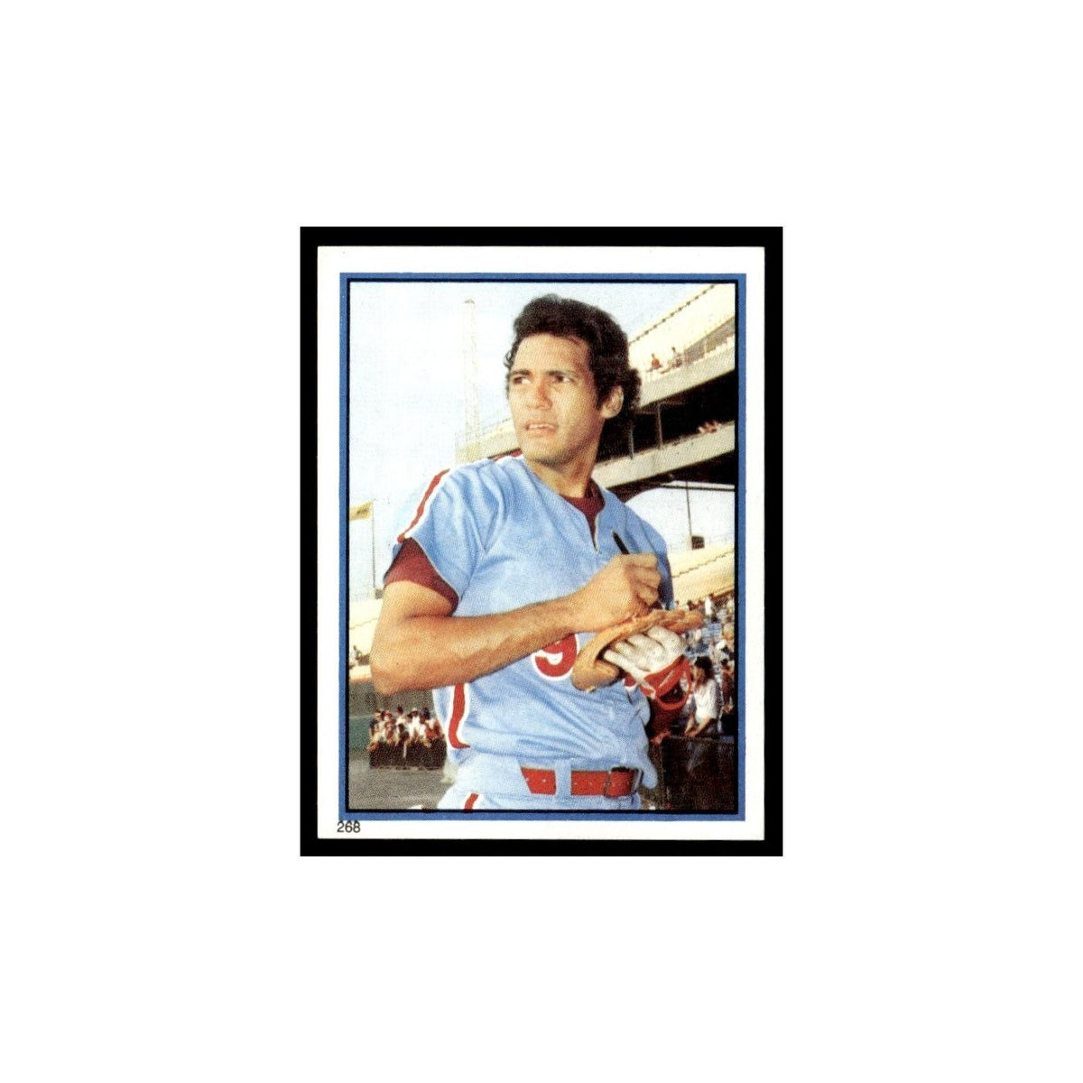Manny Trillo 1983 Topps Stickers #268 Philadelphia Phillies Baseball Card NM