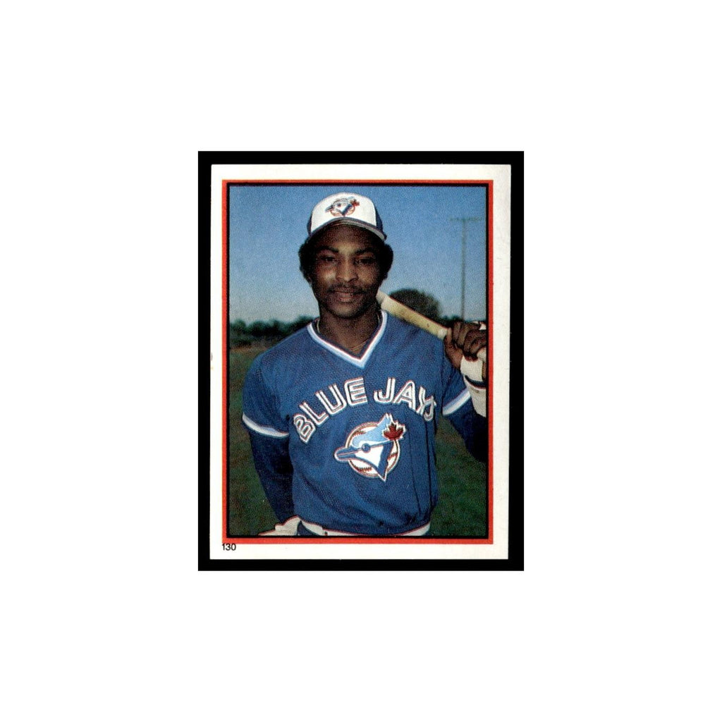 Lloyd Moseby 1983 Topps Stickers #130 Toronto Blue Jays Baseball Card NM