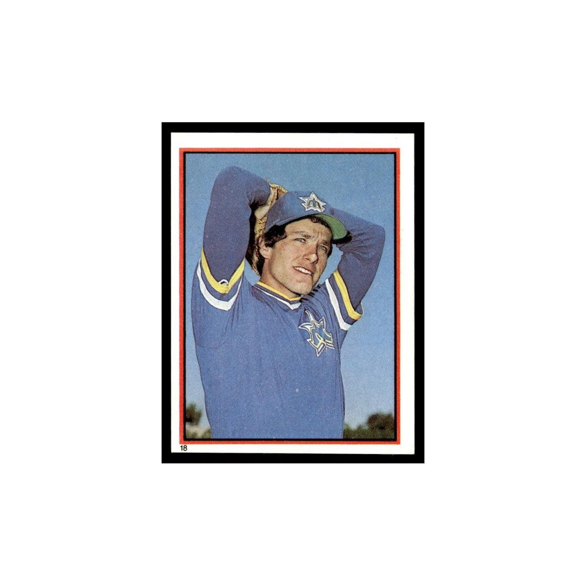 Floyd Bannister 1983 Topps Stickers #18 Seattle Mariners Baseball Card NM