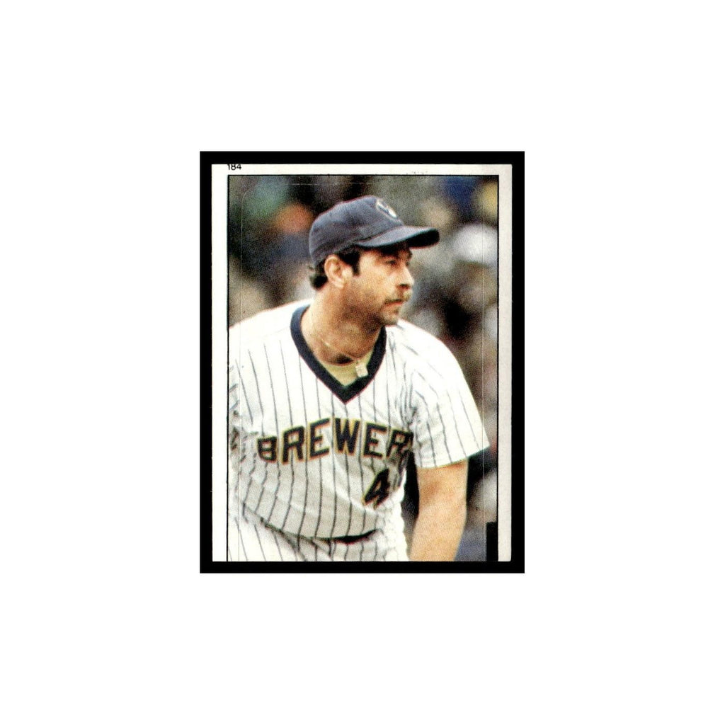Mike Caldwell 1983 Topps Stickers #184 Milwaukee Brewers Baseball Card NM