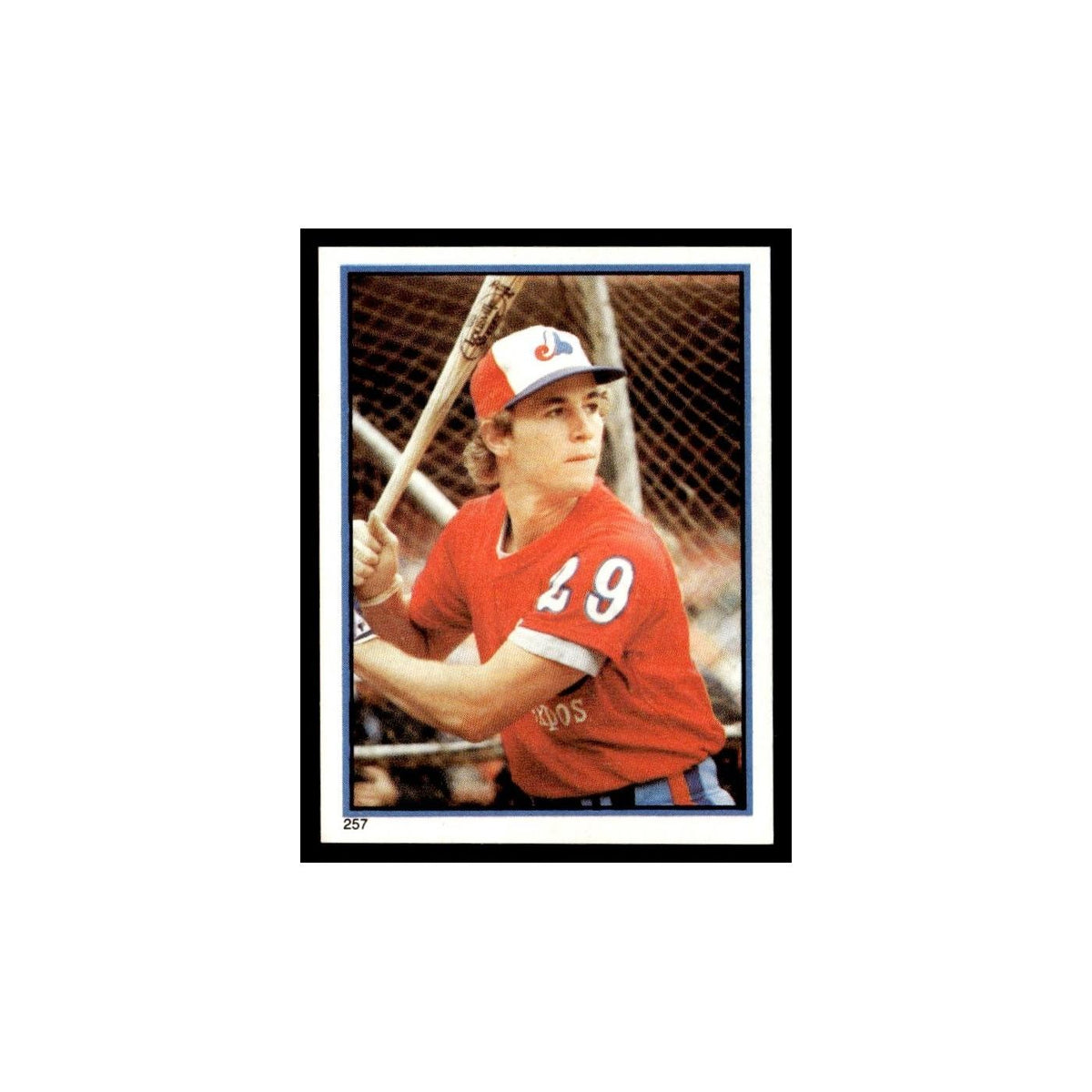 Tim Wallach 1983 Topps Stickers #257 Montreal Expos Baseball Card NM