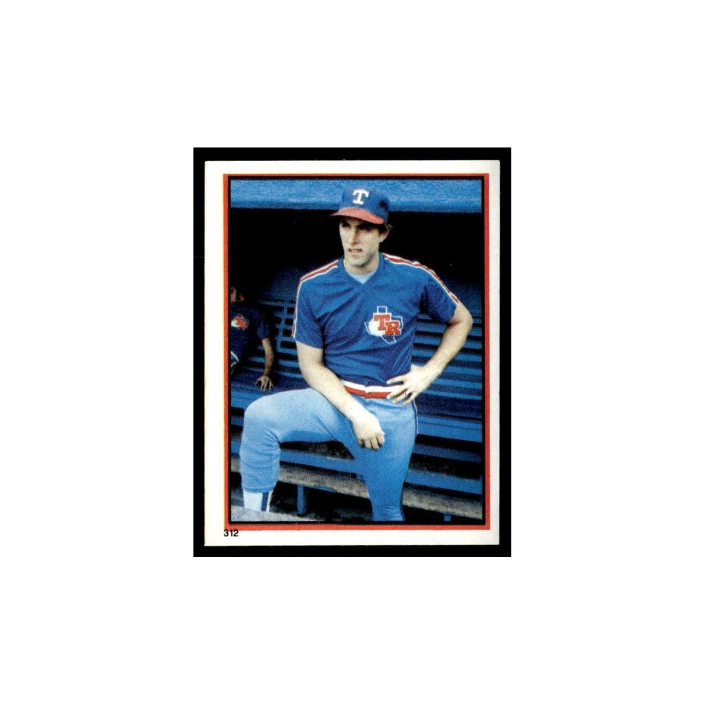 Dave Hostetler 1983 Topps Stickers #312 Texas Rangers Baseball Card NM