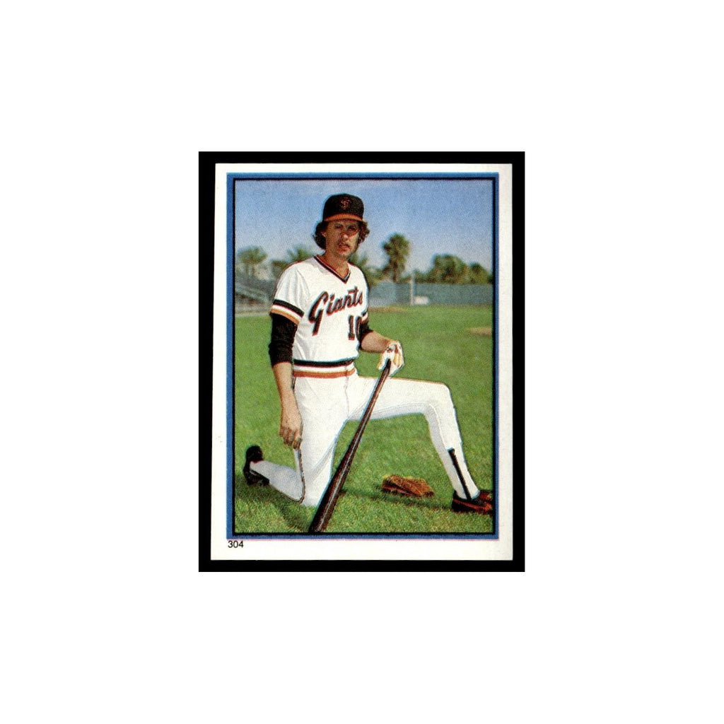 Johnnie LeMaster 1983 Topps Stickers #304 San Francisco Giants Baseball Card NM