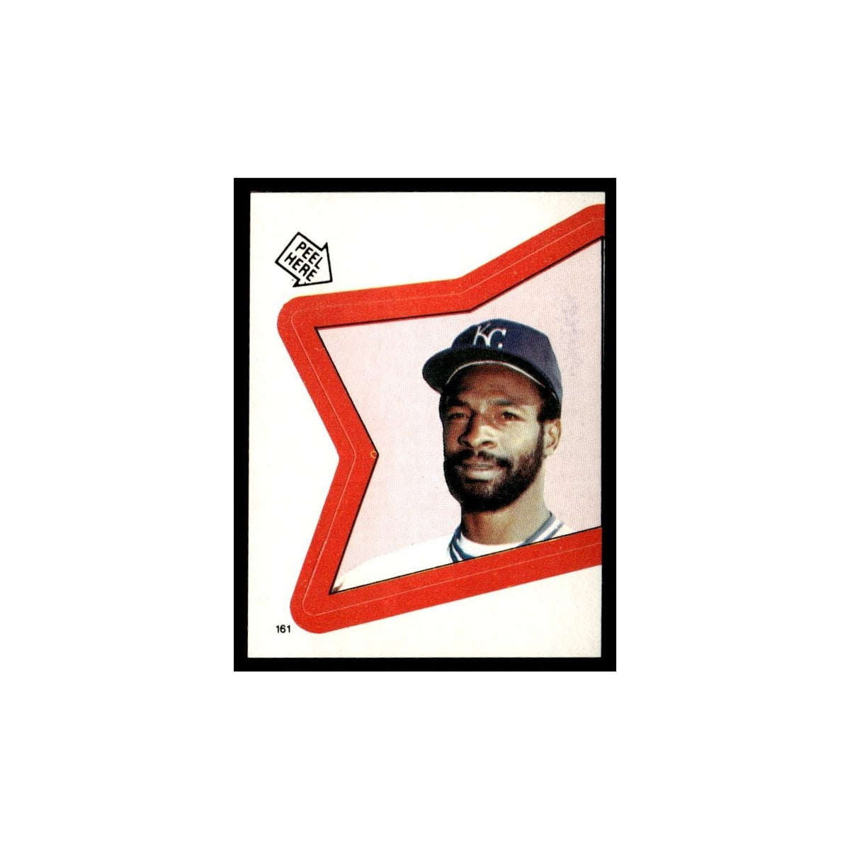 Willie Wilson 1983 Topps Stickers #161 Kansas City Royals Baseball Card NM