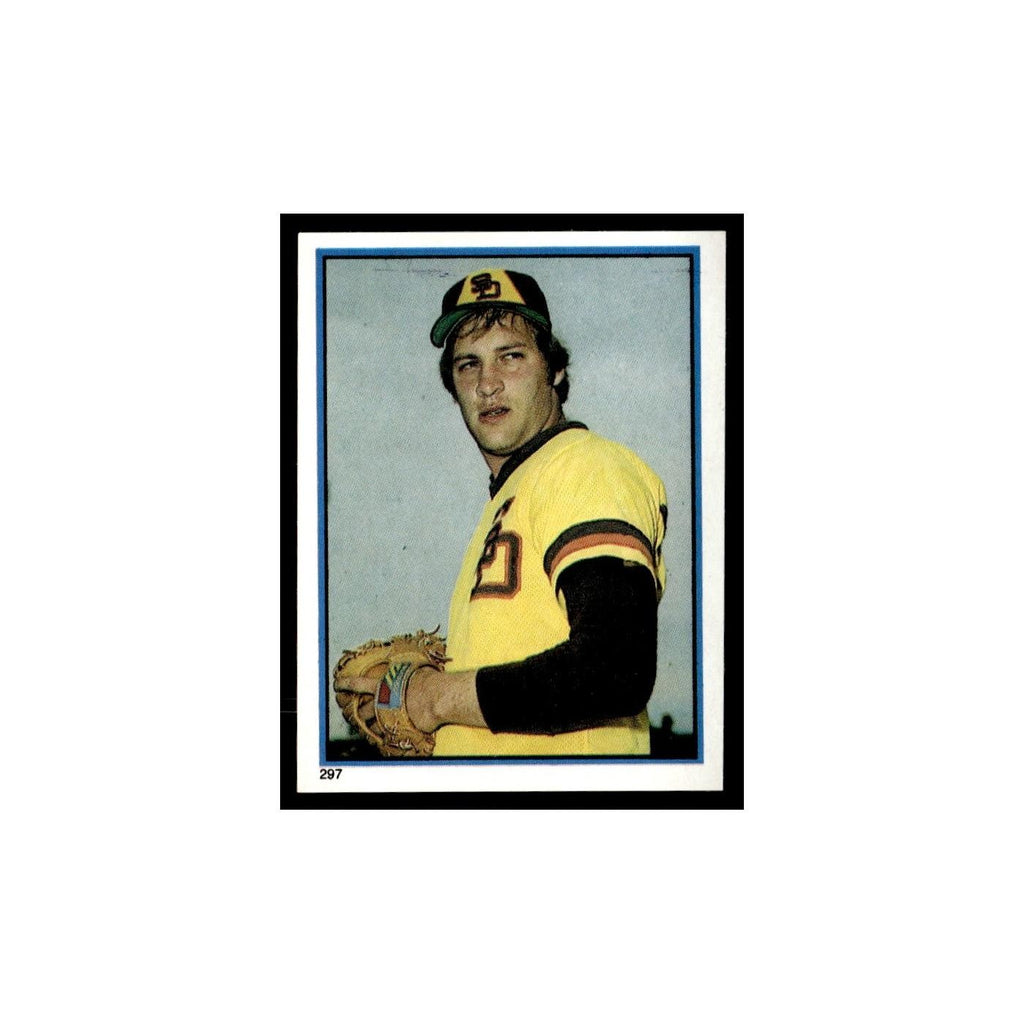 John Montefusco 1983 Topps Stickers #297 San Diego Padres Baseball Card NM