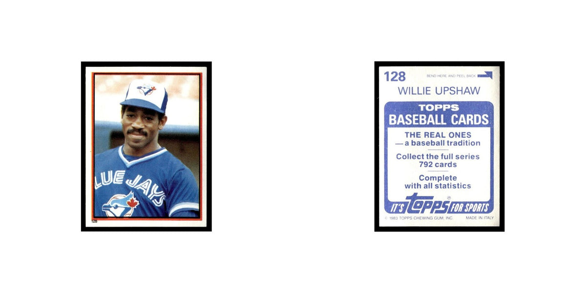 Willie Upshaw 1983 Topps Stickers #128 Toronto Blue Jays Baseball Card NM