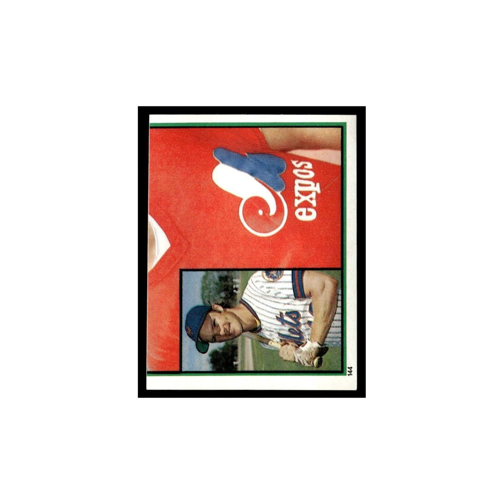 Joel Youngblood 1983 Topps Stickers #144 Montreal Expos Baseball Card NM