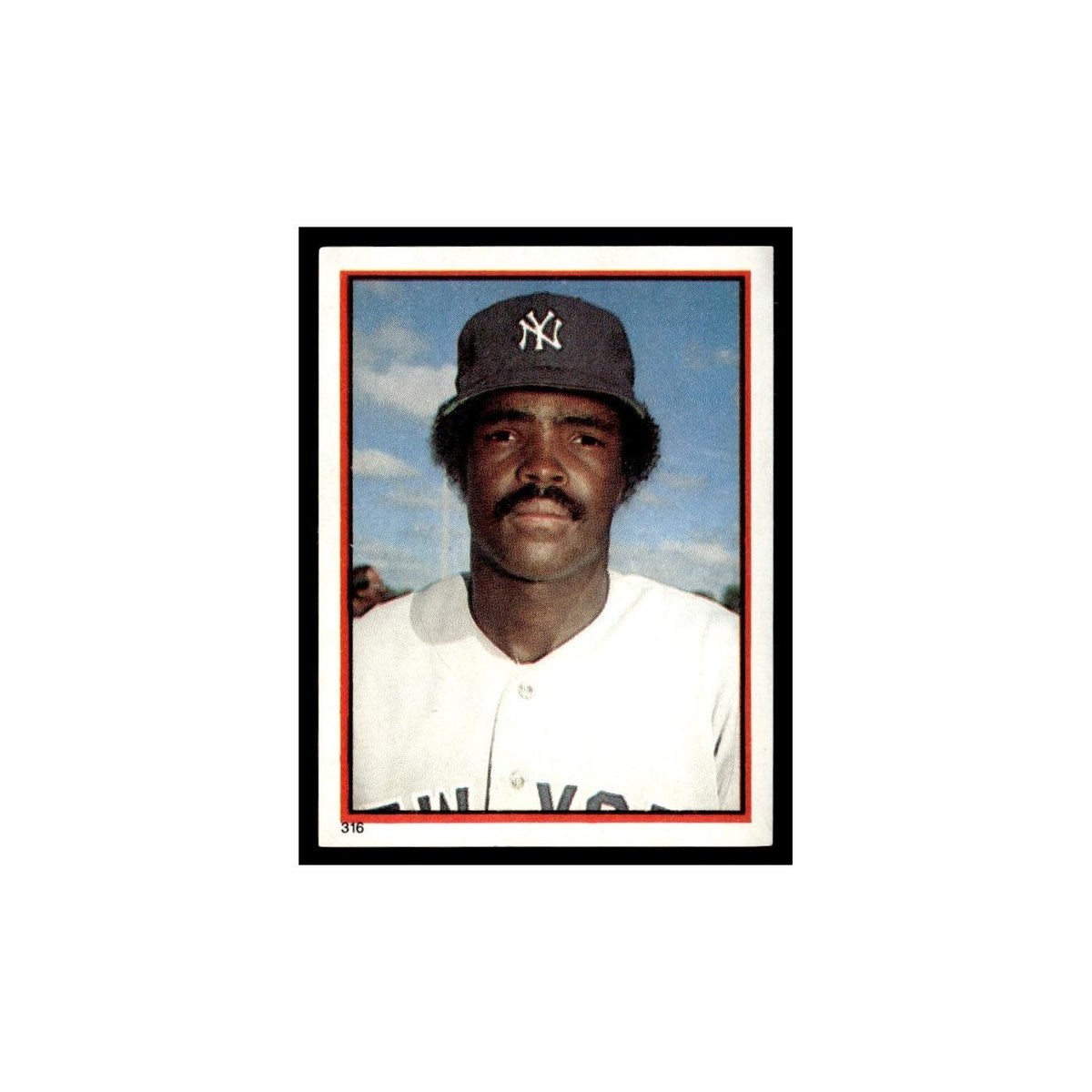 Andre Robertson 1983 Topps Stickers #316 New York Yankees Baseball Card NM